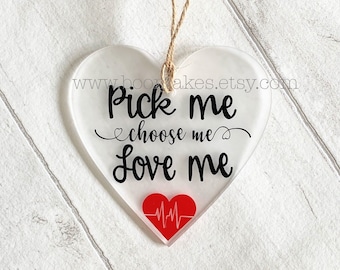 Pick Me, Choose Me, Love Me | Grey's Anatomy heart decoration | Meredith and Derek