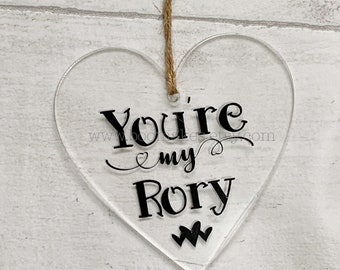 You're my Rory | Gilmore heart decorations | Mother and daughter Gilmore gift