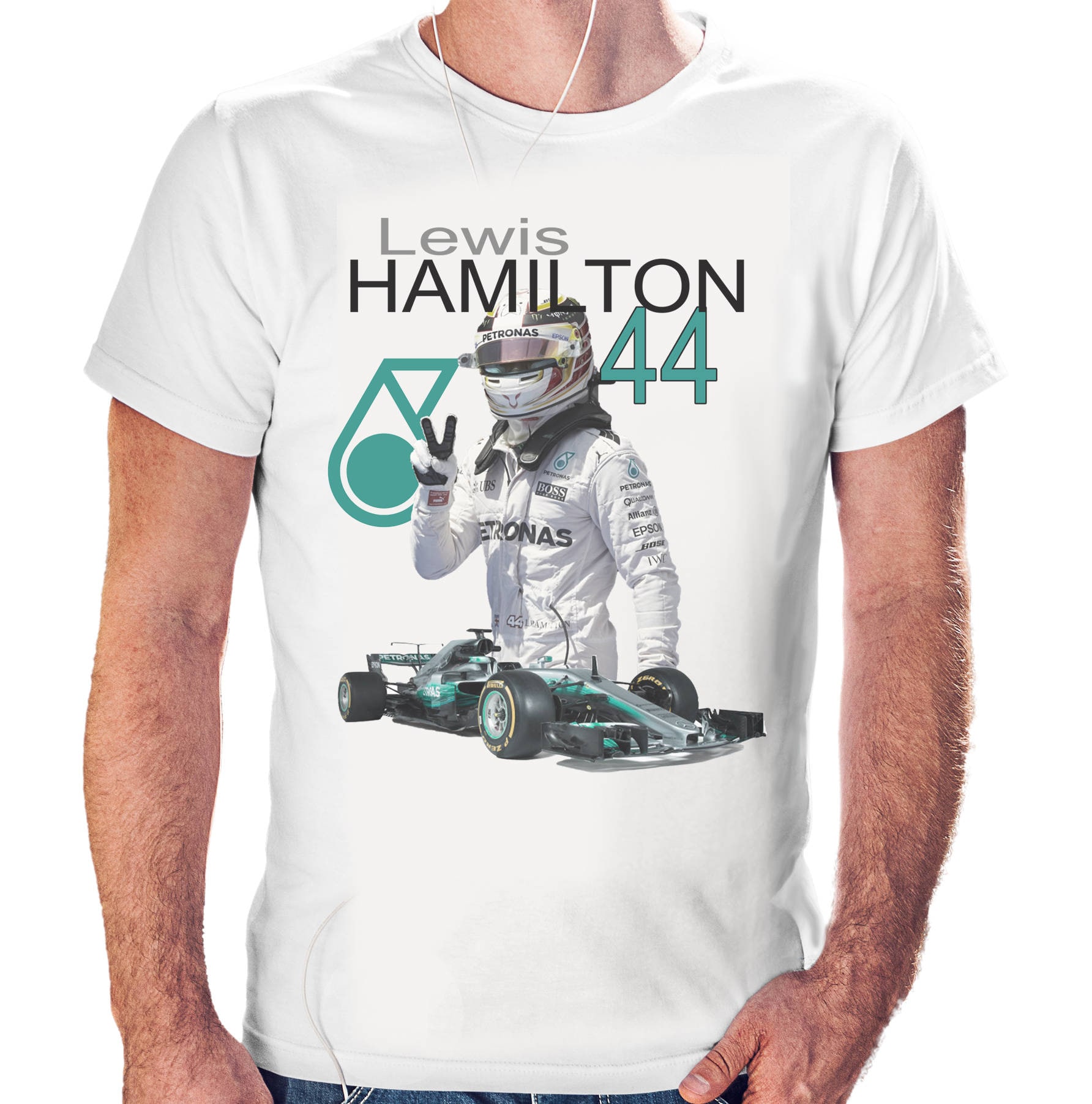 Lewis Hamilton Formula 1 F1 44 Motorsport Racing T Shirt White Etsy