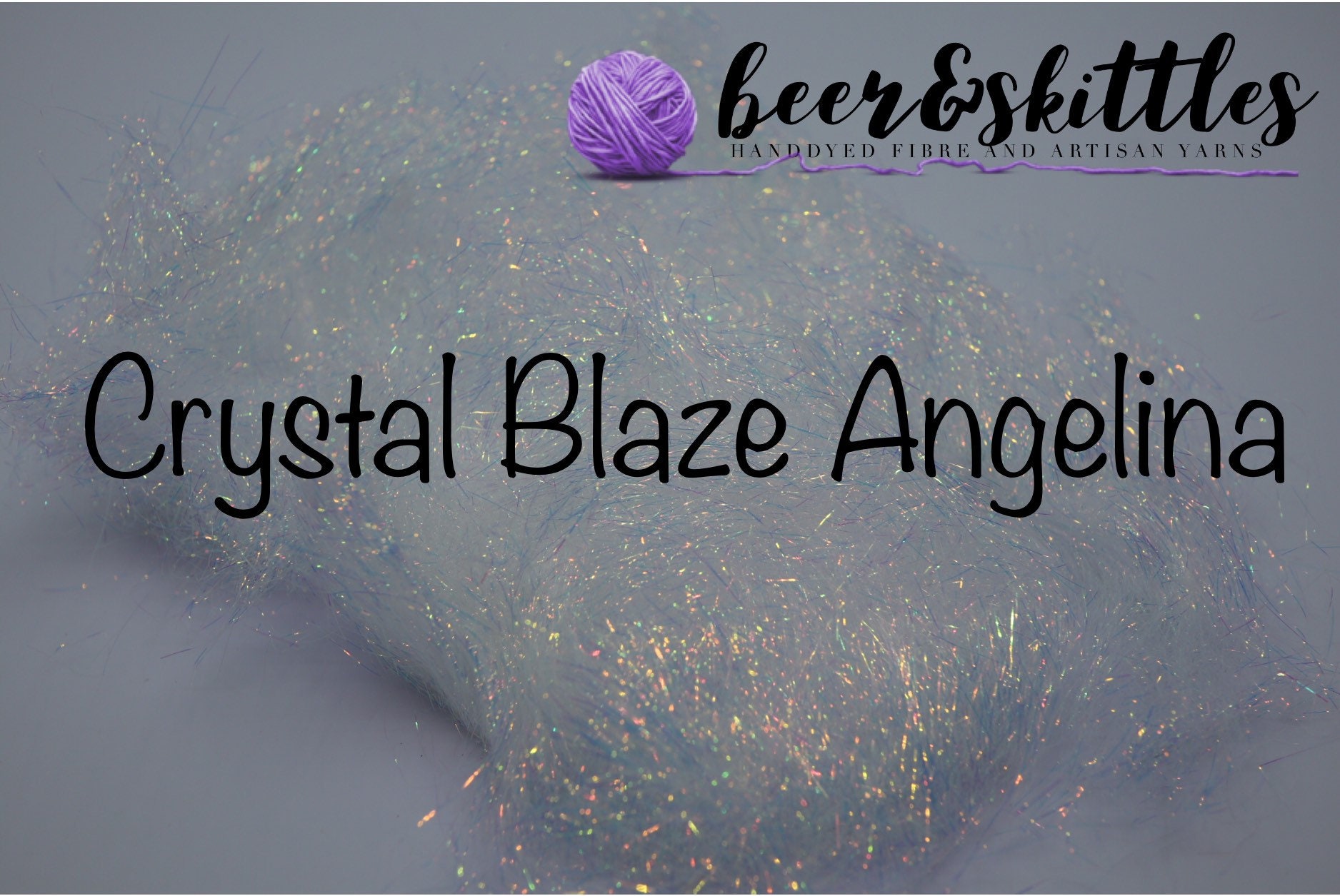 Crystal Blaze Angelina Holographic Fibre Non Heat Bondable Etsy