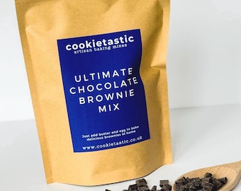 Fudgy Chocolate Brownie Mix: Dairy-Free Baking Kit, Gluten Free Option