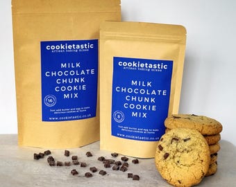 Milk Chocolate Chunk Cookie Mix: Baking Gift, Gluten-Free Option
