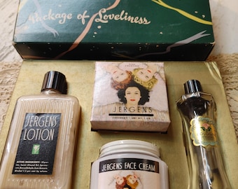 Vintage Jergens "Package of Loveliness" Gift Set