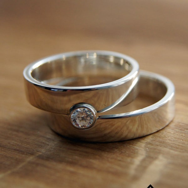 we perfect fit together wedding /  friendship rings