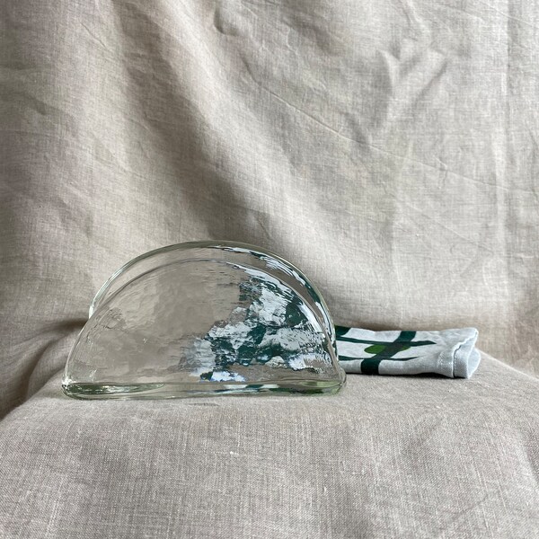 Glass Napkin Holder Etsy UK