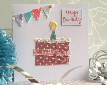 Handmade Birthday Cake Card
