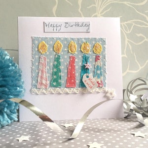 Handmade Birthday Candles Card