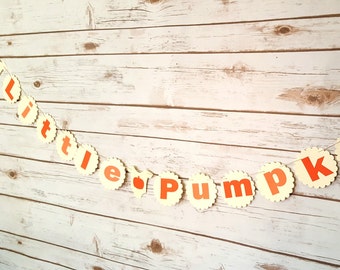 Little Pumpkin Fall Baby Shower Garland
