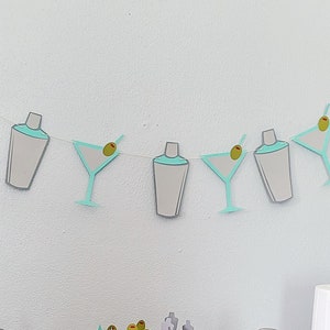 Martini & Shaker Garland