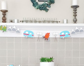 Camping Garland - Colors can be customized
