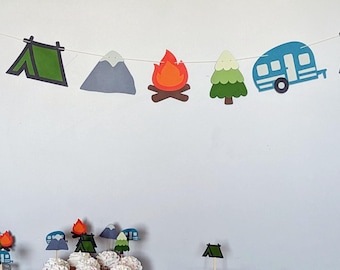 Camping Garland - Colors can be customized