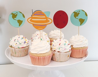 Space Cupcake Toppers