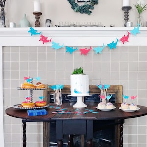 Shark Party Kit - Choose any color