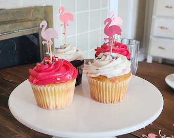 Flamingo Cupcake Toppers