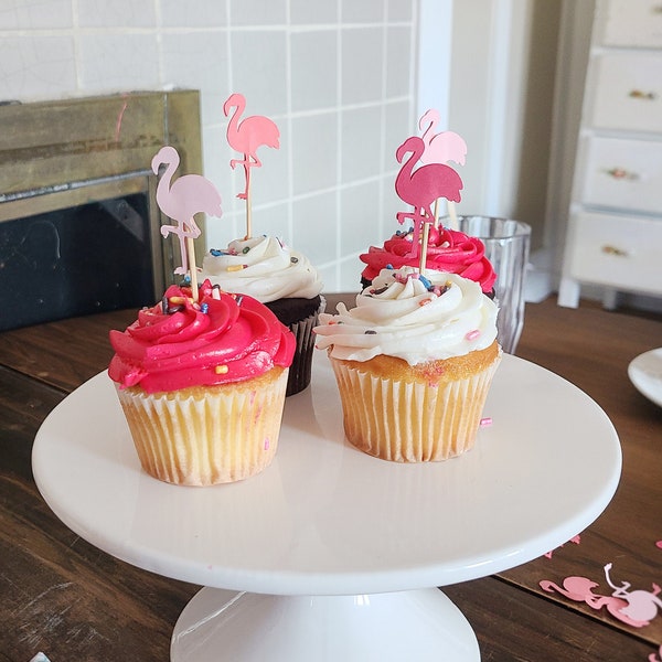 Flamingo Cupcake Toppers