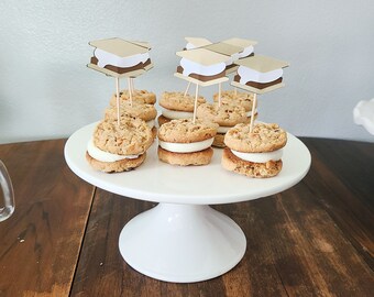 S'mores Cupcake Toppers