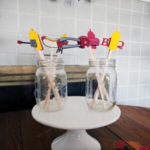 BBQ Grill Drink Stirrers | BBQ Party Drink Stirrers