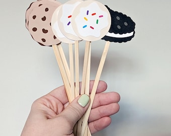 Cookie Party Drink Stirrers