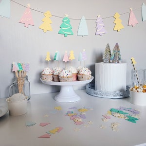 Merry & Bright Garland | Pastel Christmas Tree Garland