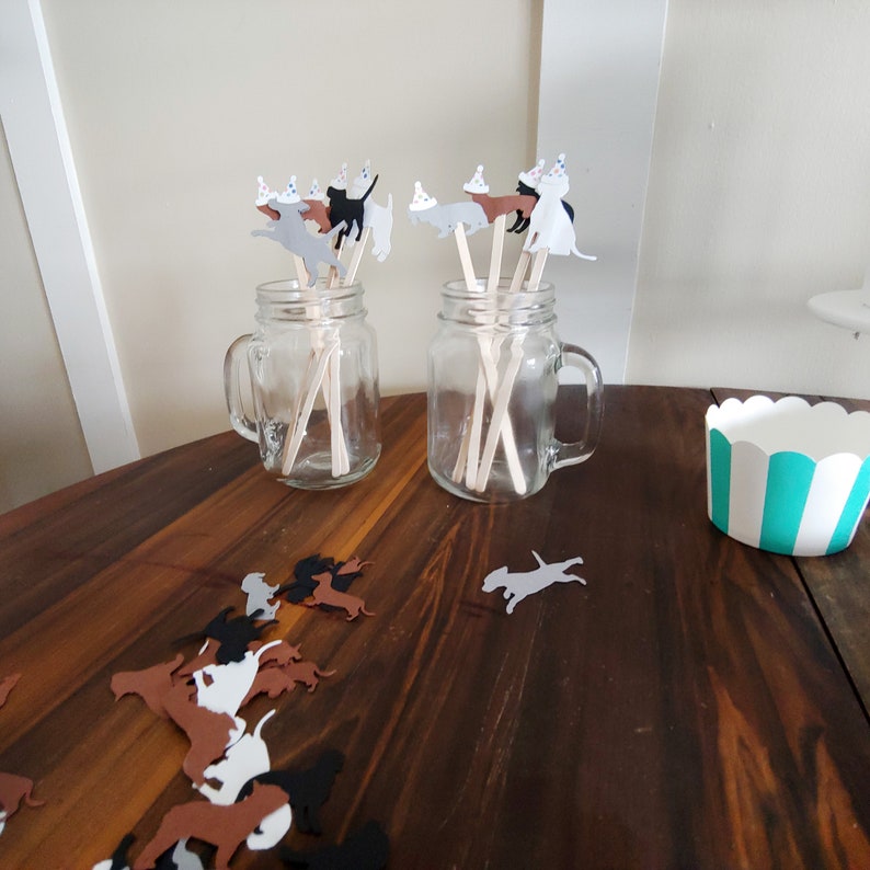 Dog or Cat Birthday Party Kit  Dog or Cat Birthday Garland image 5