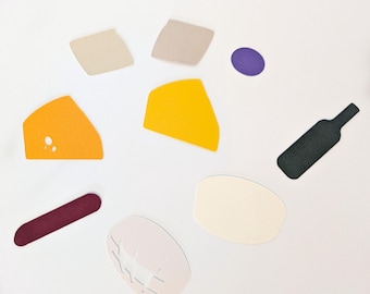 Aged to Perfection Confetti | Wine & Cheese Confetti | Charcuterie Confetti