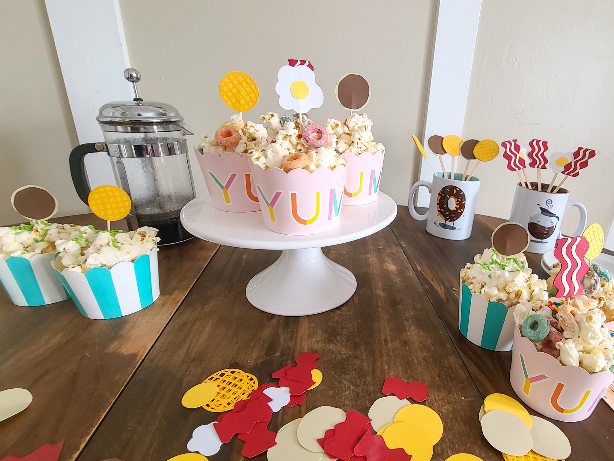 Breakfast Party Confetti Brunch Party Confetti Etsy Canada