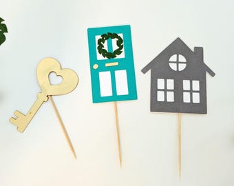 Housewarming Cupcake Toppers