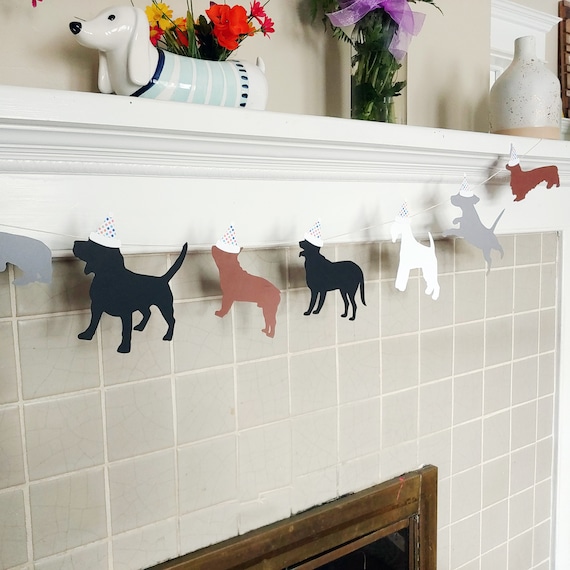 Dog or Cat Birthday Garland