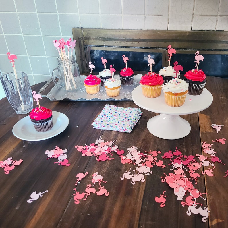 Flamingo Confetti Etsy
