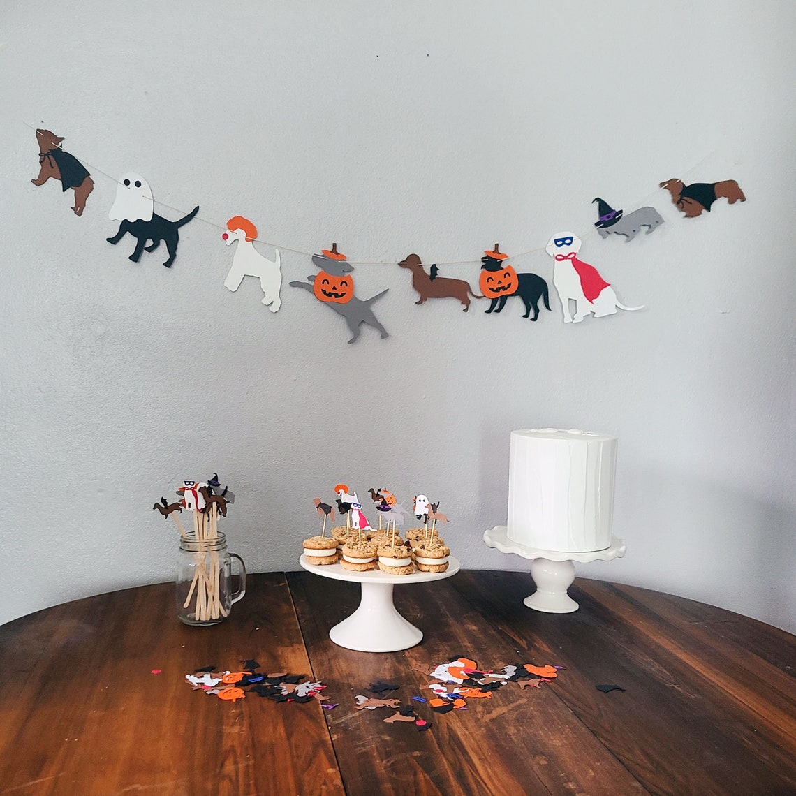 Halloween Dog Garland.