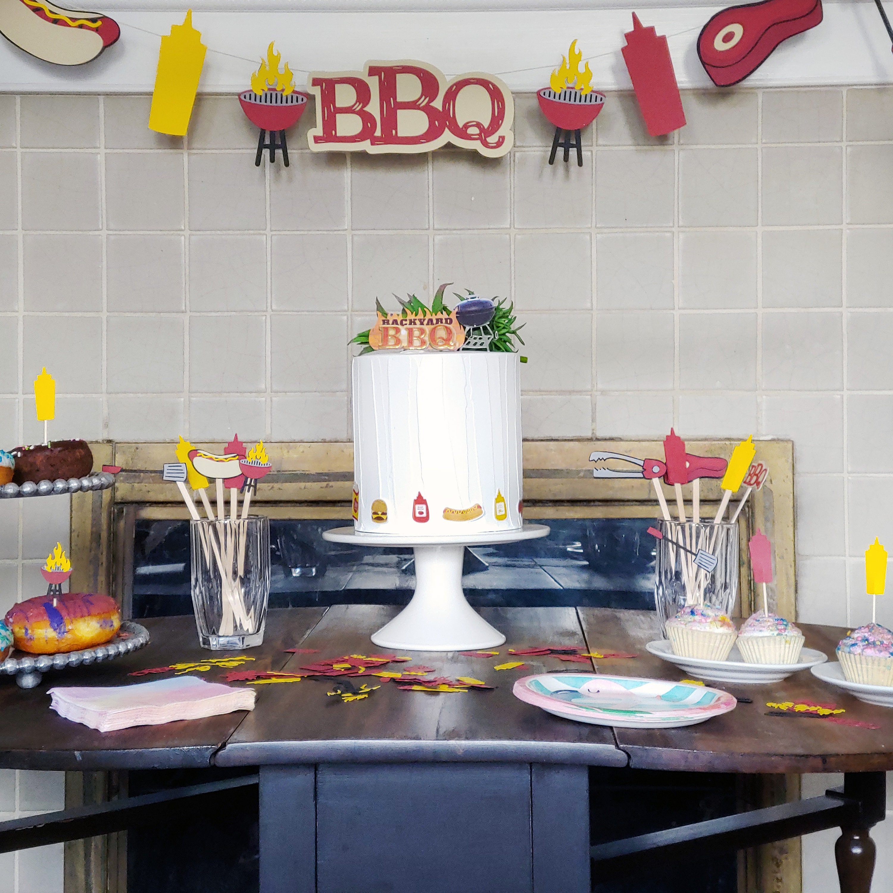 BBQ Grill Confetti Etsy