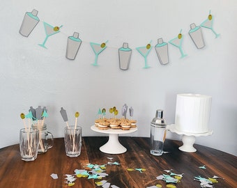 Martini & Shaker Garland