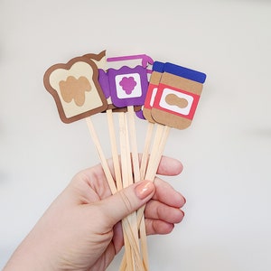 Peanut Butter & Jelly Drink Stirrers
