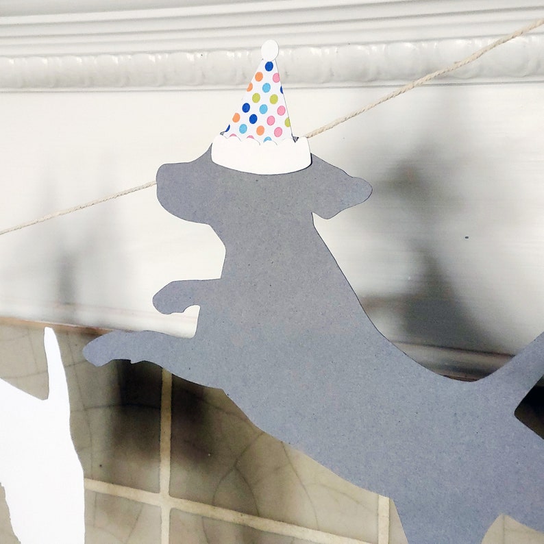 Dog or Cat Birthday Party Kit  Dog or Cat Birthday Garland image 6