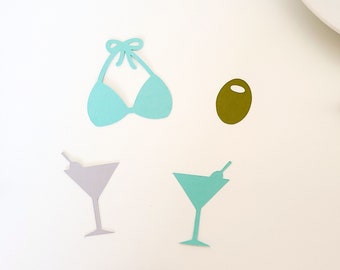 Martinis & Bikinis Confetti