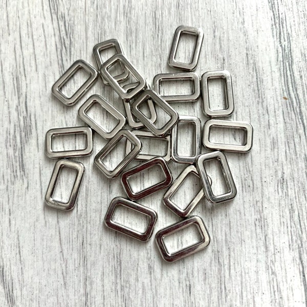 10mm Silver Bra Jump Rings | Bra Strap Rings