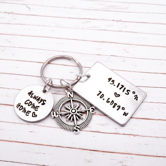 etsy long distance keychain