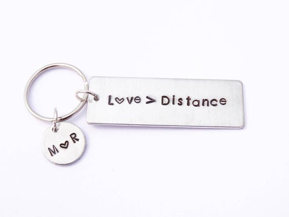 etsy long distance keychain