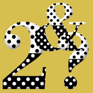 Black and white dotted digital alphabet, dots pattern letters, large and small letters, numbers and punctuation marks for commercial use image 2