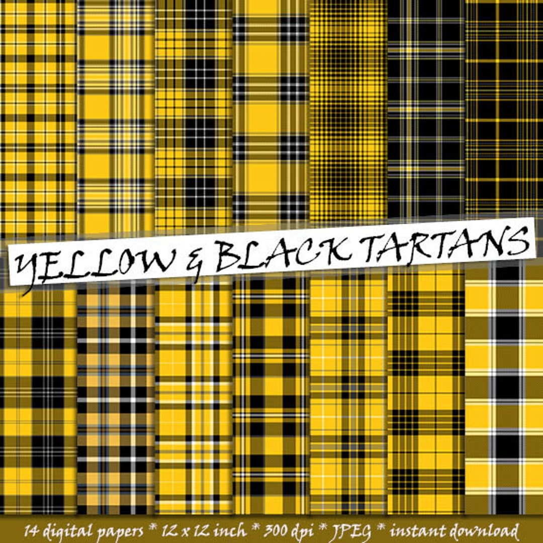 Core'dinations Core Basics Patterned Cardstock 12x12 Yellow Plaid