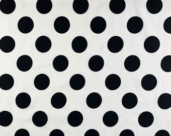 Custom Prints on 17+ Options Silk Fabric Outdoor Fabric Quilt Cotton Fabric Linen Fabric Large Polka Dot Dotly in Cinnamon