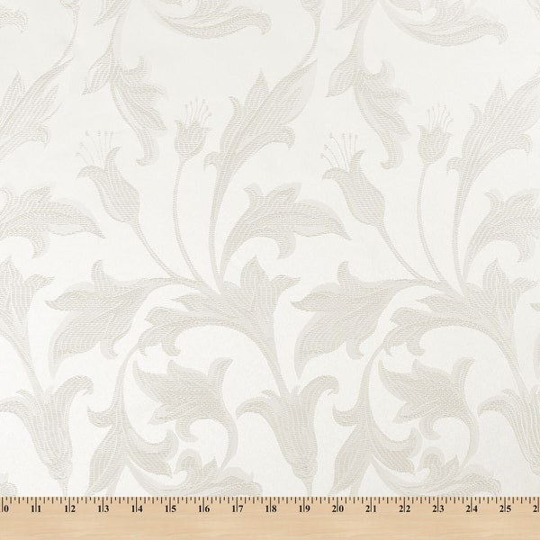 Blue Damask Fabric Etsy