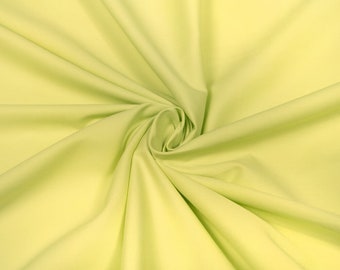 Julien Brushed Twill 60" Cotton Fabric By The Yard - Chartreuse