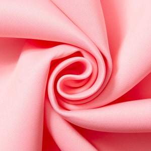 Pink Scuba Knit Fabric 1.5 mm Thick Neoprene Polyester Spandex Sold BTY 58&#39;&#39; Wide