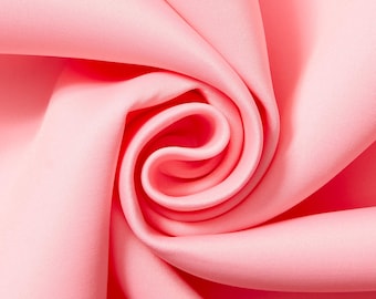 Pink Scuba Knit Fabric 1.5 mm Thick Neoprene Polyester Spandex Sold BTY 58'' Wide