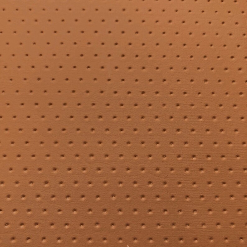 Terracotta Dotted Stretch Vinyl Fabric Upholstery Faux Leather - Etsy