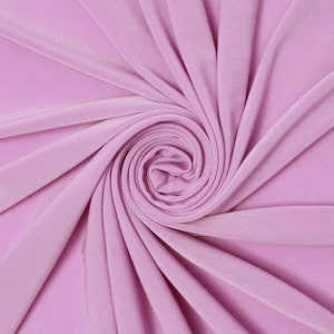 Lavender ITY Fabric Polyester Knit Jersey 2 way Spandex Stretch 58/60&quot; BTY