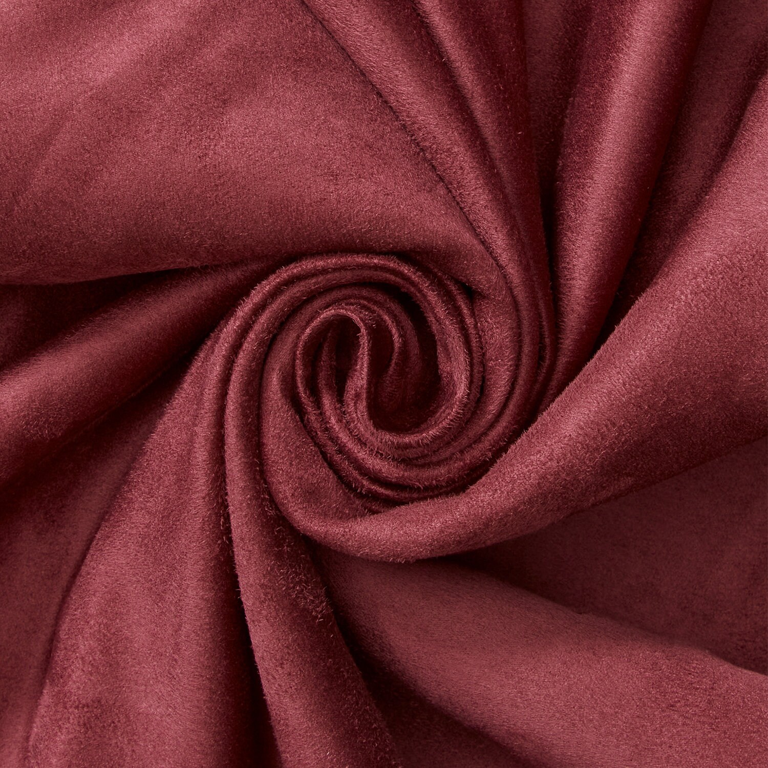 Microsuede Fabric Wine Brushed Polyester Twill 60 by the Yard