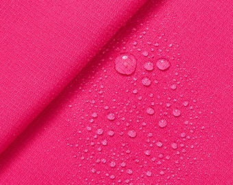 Tkanina Ottertex® Polyester Ripstop (powłoka DWR) 200 Denier, 100% poliester, szerokość 58/60 cali, wodoodporna, kolor fuksji