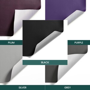 Tela vinílica marina Ottertex con reverso de poliéster, impermeable, resistente a la abrasión y a los rayos UV, de alta resistencia para tapicería exterior, PVC para costura y tapicería. imagen 8